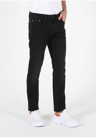 Vikingsjeans 310 Erkek Siyah Pantolon Jeans Slimfit Siyah