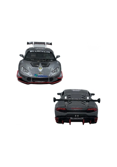 Gri Lamborghini Huracan 1/36 Ölçek Metal Çek Bırak Model Araba Çok Renkli