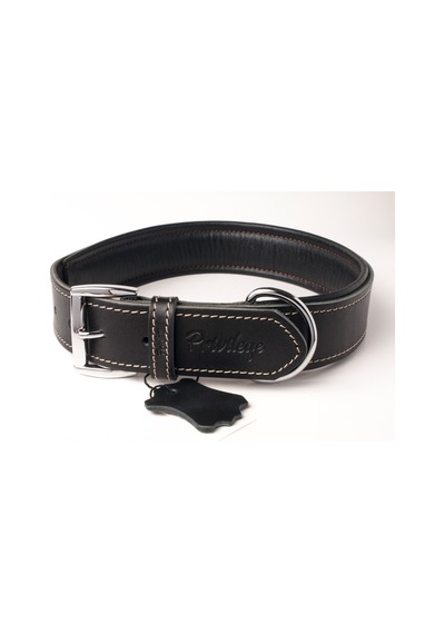 Privilege Hakiki Deri Köpek Boyun Tasması L Siyah 3 x 47-56 CM
