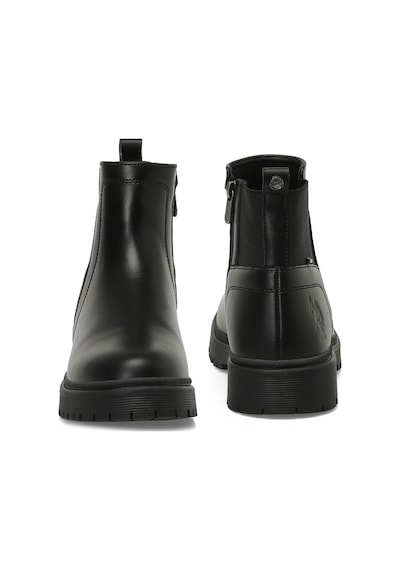 U.s. Polo Assn. Sophıa 5pr Siyah Kadın Bot Siyah
