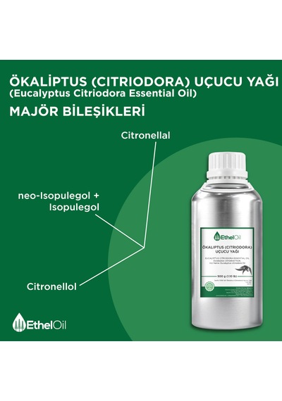 Ökaliptus Citriodora Uçucu Yağı - 500 Gr - Saf Ve Doğal Uçucu Yağ 500 G