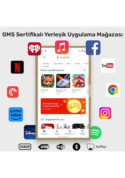 Npo NW3299T 32'' Full HD 4/64GB Android Dokunmatik Dijital Aile Takvimi Smart Led Ekran