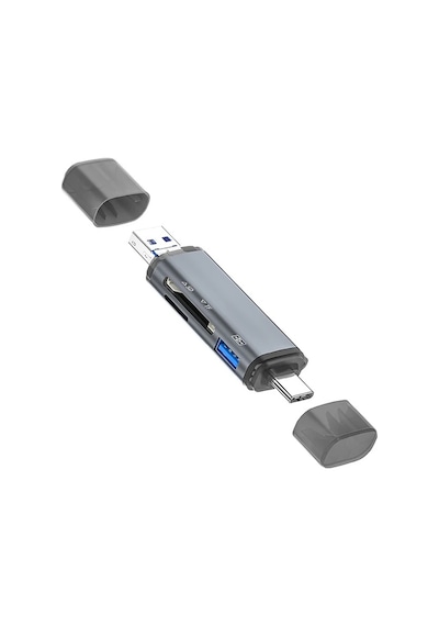 Ally Ads-307 3 In 1 Usb + Micro Usb + Type-c Otg Kart Okuyucu- 5775
