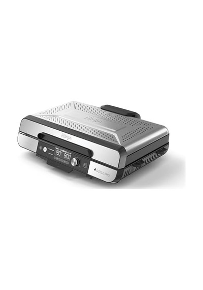 Ninja Sizzle Pro Xl Indoor Grill, Izgara Makinesi Gx101eu Seramik Yapışmaz Kaplama, Çıkarılabilir Kapak, Yağ Toplama Tepsisi, Yemek Kitabı, Gx101eu