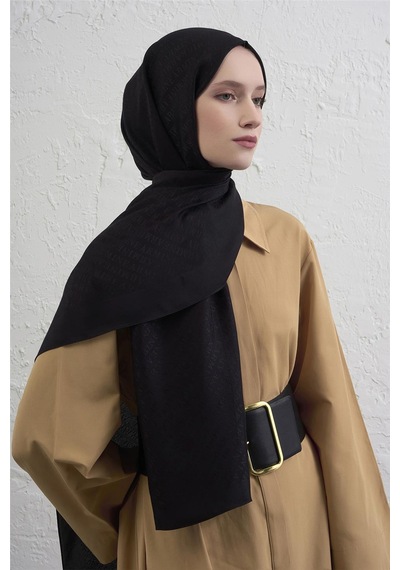 Armine Visse Şal 1 01 Siyah