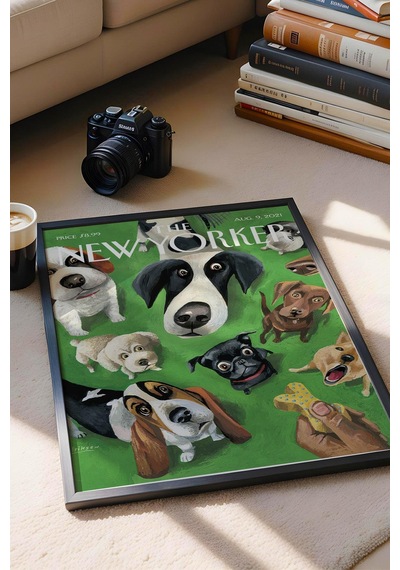 The New Yorker Çerçeveli Tablo August 9 2021