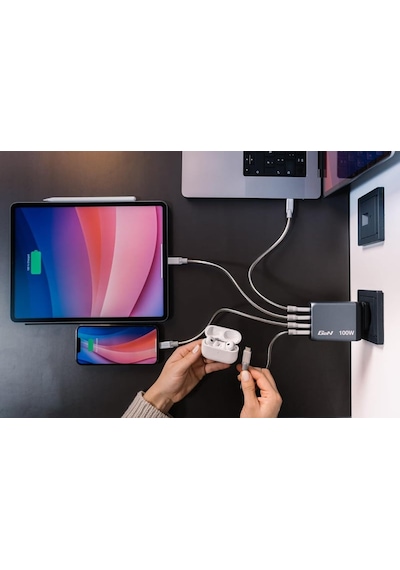 Verbatım GNC-100 32202 - V 100 W Gan Şarj Cihazı