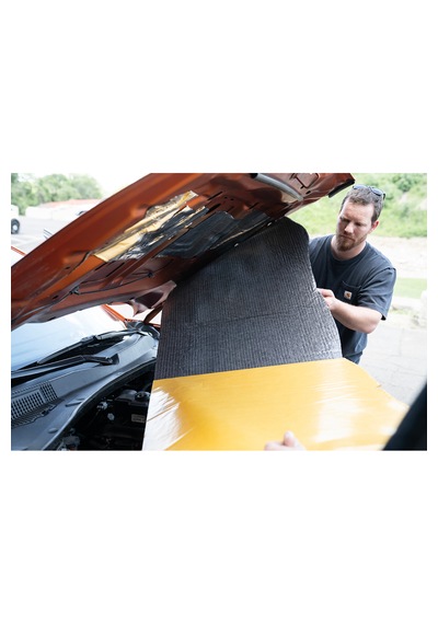 9mm Kalınlık - 100x100cm 1m2 Kendinden Yapışkanlı Oto Ses Araç Ev Karavan Kauçuk Yalıtım Malzeme