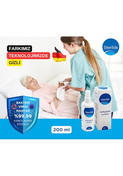 Sterilox Antiseptik & Dezenfektan 200 ML Sterilox Antiseptik & Dezenfektan 200 ML