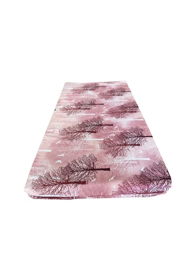 Bebek Yatağı 60x120x6 Cm Vip Oyun Parkı Sünger Yatak-pembe Ağaç