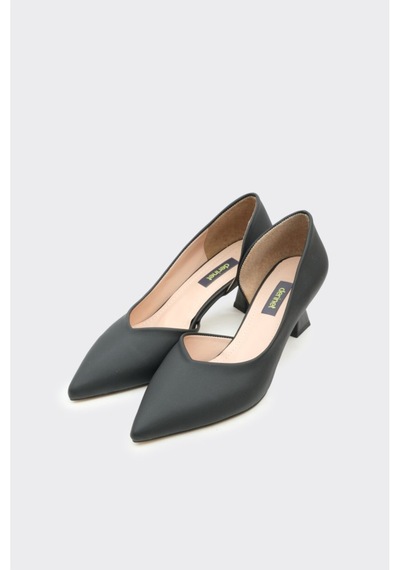 Derinet Kısa Topuk Saten Kadın Stiletto S.saten S.saten