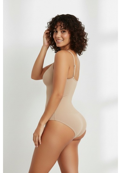 Mistirik Mamey Çıtçıtlı Zıbın Korse Extra Push Up Etkili Ten Renk10