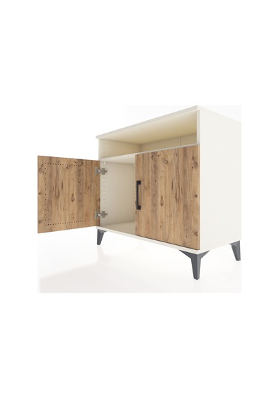 Hyperion Şifonyer Tek Raflı 2 Kapaklı 88x44x80 Aytaşı-çam Aytası
