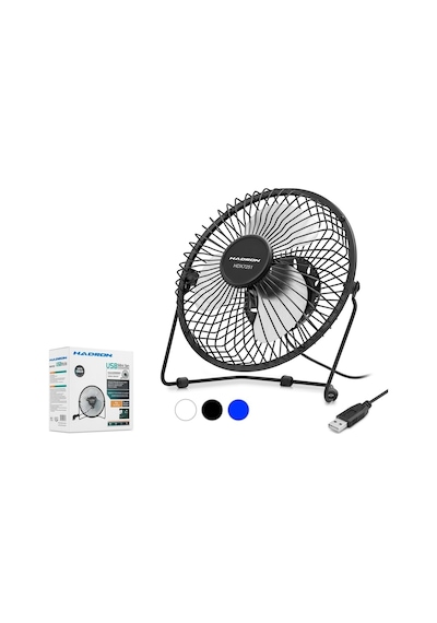 Hadron Hdx7251(2032) Fan Usb Metal 18x18Cm (503393685)