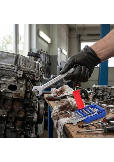 Workpro Wp202501 Cr-v 6 Parça Profesyonel Kombine Anahtar Takımı