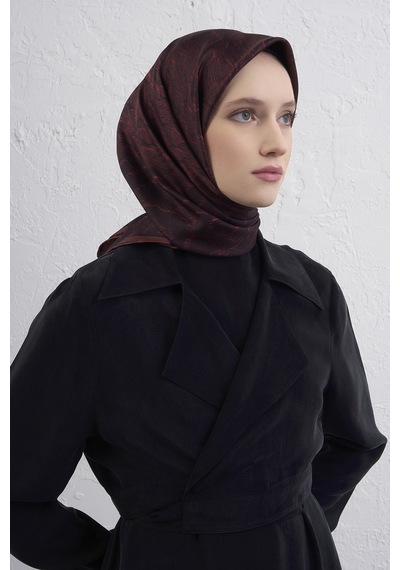 Armine Sura İpek Eşarp -2025/2026 -9409 Antrasit