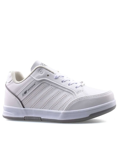 Wickers 1777 Erkek Sneaker Spor Ayakkabı Beyaz Gümüş