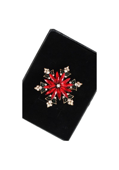 Kış Rüyası Kar Tanesi Broş Unisex Gold Renkl Kristal Taşlı Erkek Kadın Kar Taneli Yaka İğnesi Broş Çok renkli