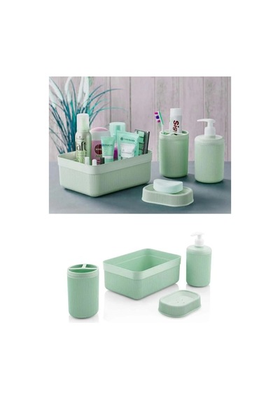 ALESTA Akrilik 4 Parça Banyo Takımı