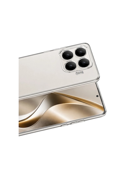 Xiaomi Mi 17t Pro Lüx Şeffaf Silikon - Şeffaf Düz Renkli