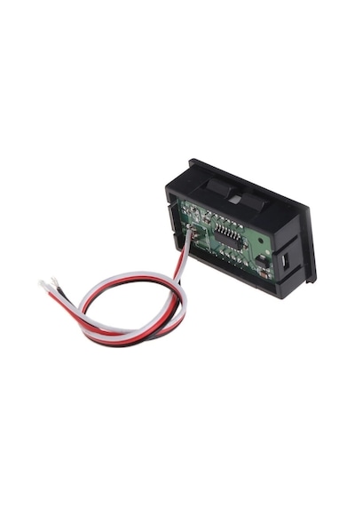 Dc 0-30v Digital Mavi Voltmetre 0.56 İnch 3 Telli Panel Tip