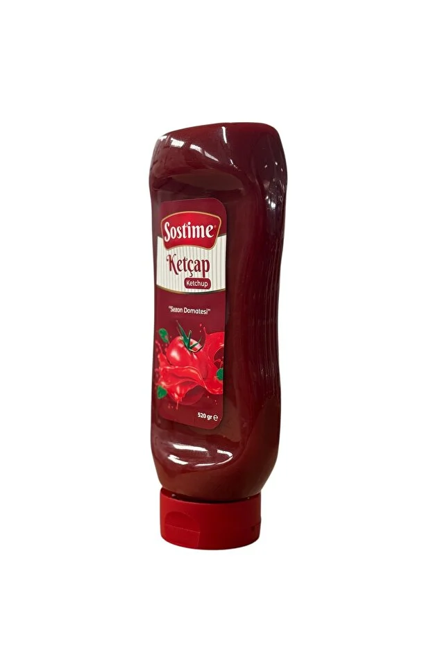Sostime Ketçap 520g Düşük Şekerli