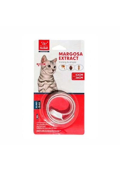 Nunbell Bit Pire Ve Kene Uzaklaştırıcı Kedi Tasması 36 Cm