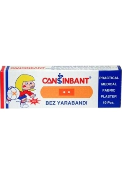 Cansınbant Bez Yara Bandı 10 Adet