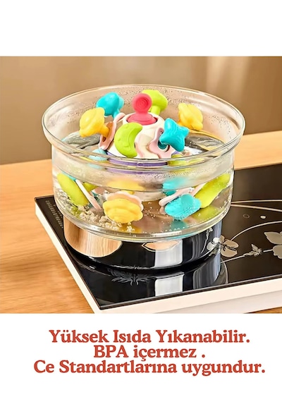 Bebek Oyuncağı Çıngıraklı Diş Kaşıyıcı Duyusal Montessori Oyuncak 6 İn 1 Bebek Oyuncağı