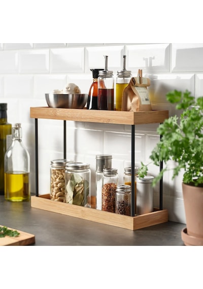 Ikea Nålblecka Tezgah Üstü Düzenleyici, Bambu, 38x13x28 Cm Bambu
