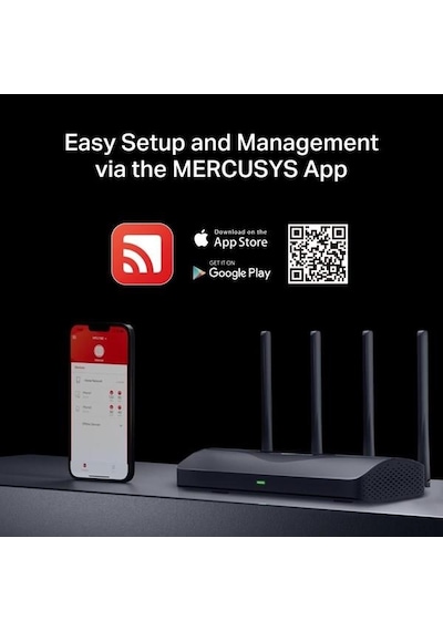 Mercusys Mr27be Be3600 Wıfı7 Dual Band Router