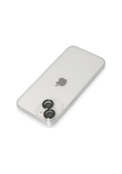 İphone 14 Kılıf Luko Lens Silikon - Yeşil