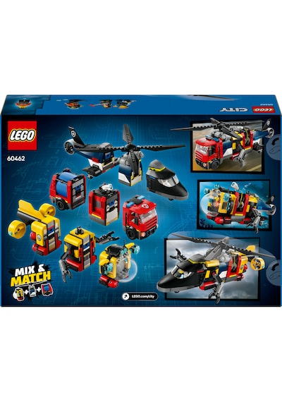 LEGO® City Helikopter, İtfaiye Kamyonu ve Denizaltı Karışımı 60462 - 7 Yaş ve Üzeri Çocuklar için Yaratıcı Oyuncak Yapım Seti (874 Parça) LEGO® City Helikopter, İtfaiye Kamyonu ve Denizaltı Karışımı 60462 - 7 Yaş ve Üzeri Çocuklar için Yaratıcı Oyuncak Yapım Seti (874 Parça)