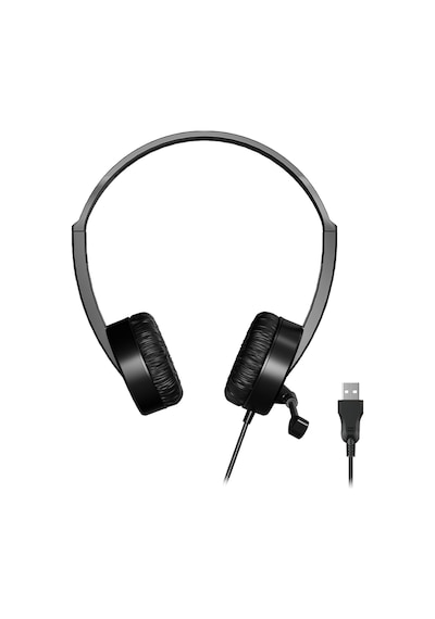 Lecoo HT106 USB Kablolu Mikrofonlu Kulak Üstü Kulaklık Siyah