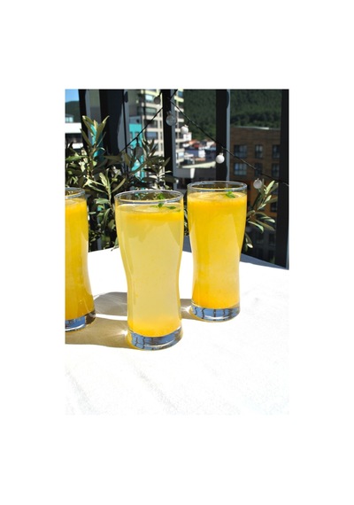 6 Adet Şeffaf Cam Bardak Meşrubat Su Ayran Bardağı 200 Ml - Atlant