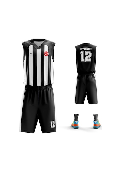 Acr Giyim Kişiye Özel Basketbol Forması - Dizayn : Çubuklu