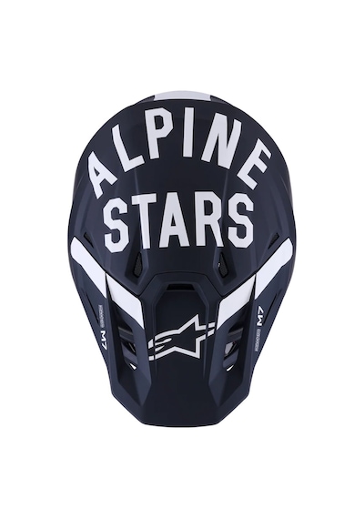 Alpinestars S-m7 Dasher Off-Road Kaskı Siyah Beyaz