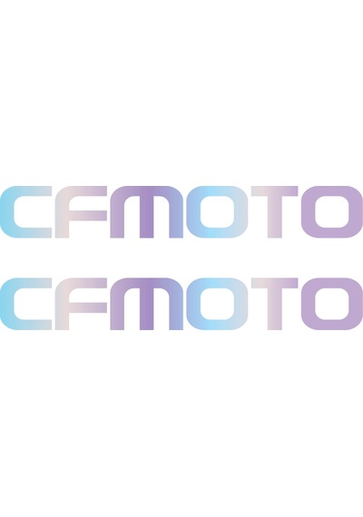 Hologram 15cm Cf Moto Sticker Etiket Modeli