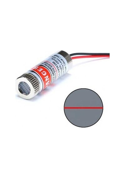 12mm 650nm 5mw Kırmızı Çizgi Kafalı Lazer