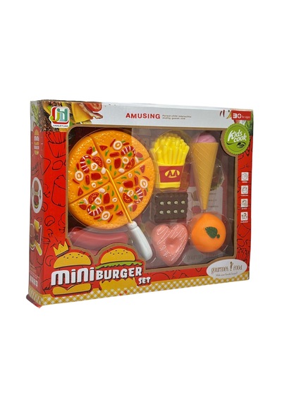 Pizza & Tatlı Seti - 8 Parçalı Yemek Oyunu 01