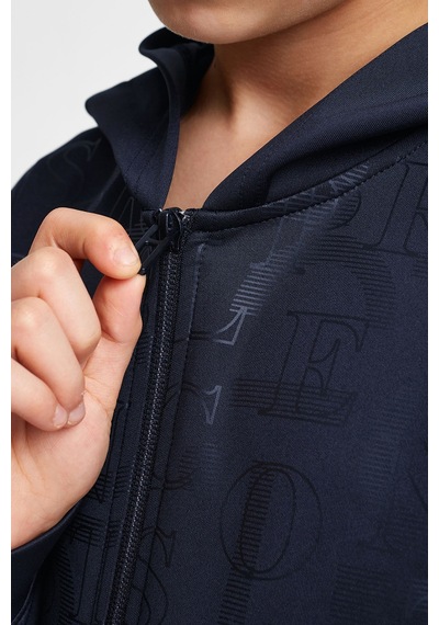 Lescon Çocuk Fermuarlı Kapüşonlu Sweatshirt 25n-3135 Lacivert