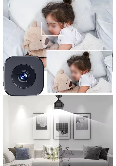 Mini Güvenlik Kamerası Hd Ev Ofis Çocuk Odası Evcil Hayvan Güvenlik Kamerası Hd Mini