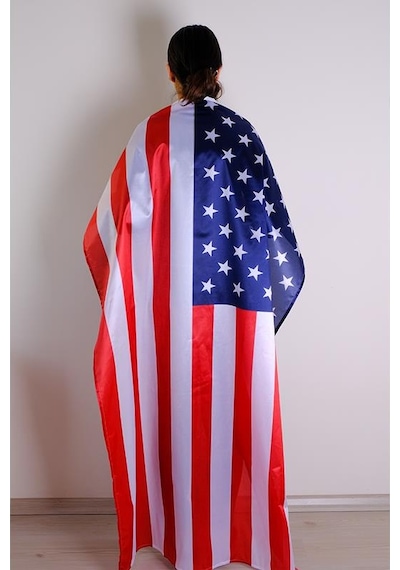 Amerika ABD Milli Gönder Bayrağı Raşel Kumaş Dijital Baskı 200x300 cm