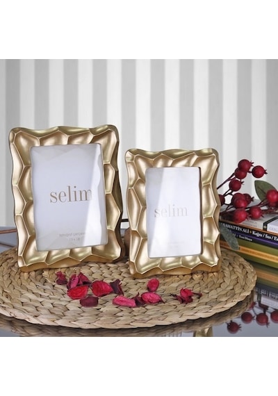 Selim 13 x 18 CM Telles Çerçeve Altın