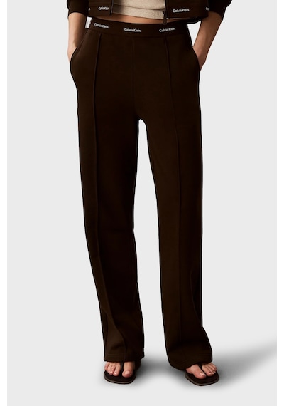 Calvin Klein Logolu Bel Detaylı Geniş Paça Pantolon Lv047g253gto2 Bayan Pantolon Lv047g253g To2 Kahve Calvin Klein Logolu Bel Detaylı Geniş Paça Pantolon Lv047g253gto2 Bayan Pantolon Lv047g253g To2 Kahve