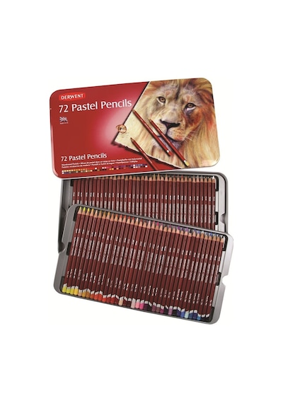 Derwent Pastel Pencil 72'Li Teneke Kutu Pastel Kalem