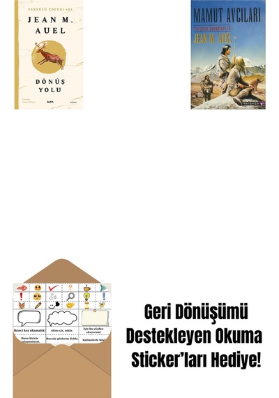 Yeryüzü Çocukları 4 - Dönüş Yolu + Mamut Avcıları + Okuma Sticker'ları