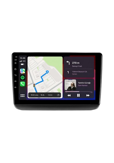 Jeep Grand Cherokee 2013-2018 Android Multimedya Carplay Android Auto Navigasyon 8gb Ram 128gb Pro 9"