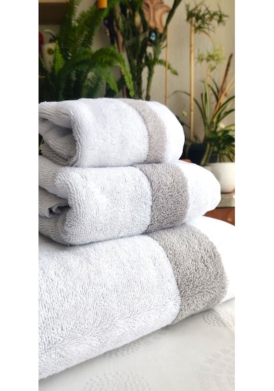 3.lü Lüks Banyo Set Hediyelik, Çeyizlik, Özel Üretim Çift Yön-renk Banyo, Baş, El Havlu Set Çok Renkli