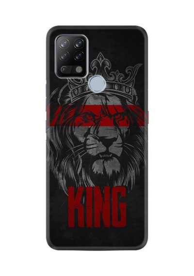 Tecno Pova Uyumlu Kılıf Resimli Desenli Silikon Platinium Series King 1894